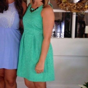 Green/Blue Boutique Dress